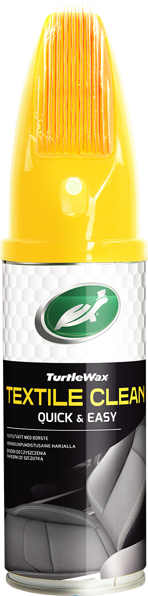 Turtle Wax Textile Clean med børste 300ml til bilens interiør