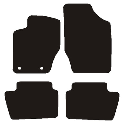 Velour måtter Citroen C4 2004-2010