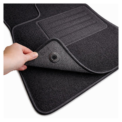 Måtter Audi A1 8X 2010 - 09/2018 Sort nålefilt