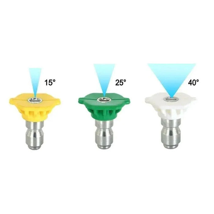 Autoglym dyser til højtryksrenser, 15, 25 og 40 graders spredning