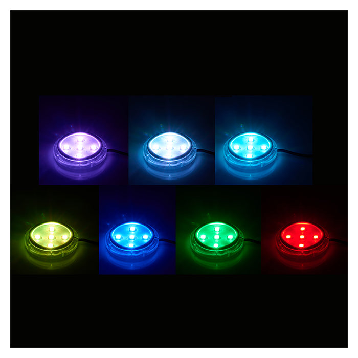 ALL Ride Poppy LED lys med 7 farver 12-24 volt til Poppy