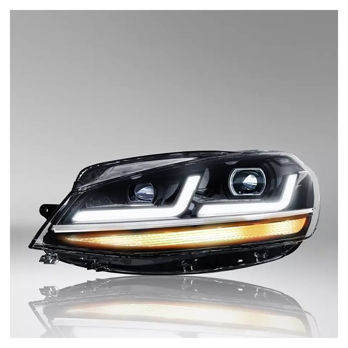 Forlygtesæt VW Golf VII Facelift Black Edition