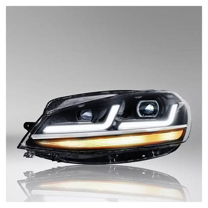 Forlygtesæt VW Golf VII Facelift Black Edition