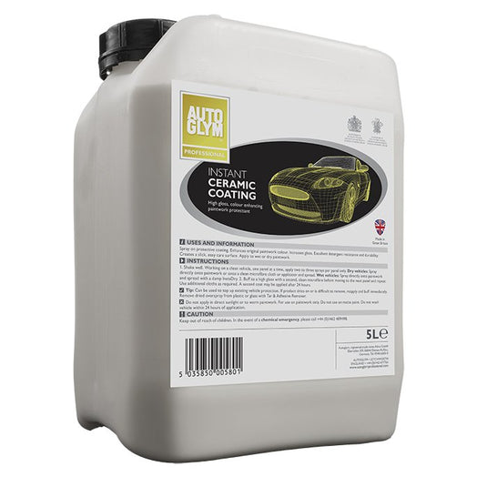 Autoglym Instant Ceramic Coating 5L dunk, professionel lakforsegler med dyb glans