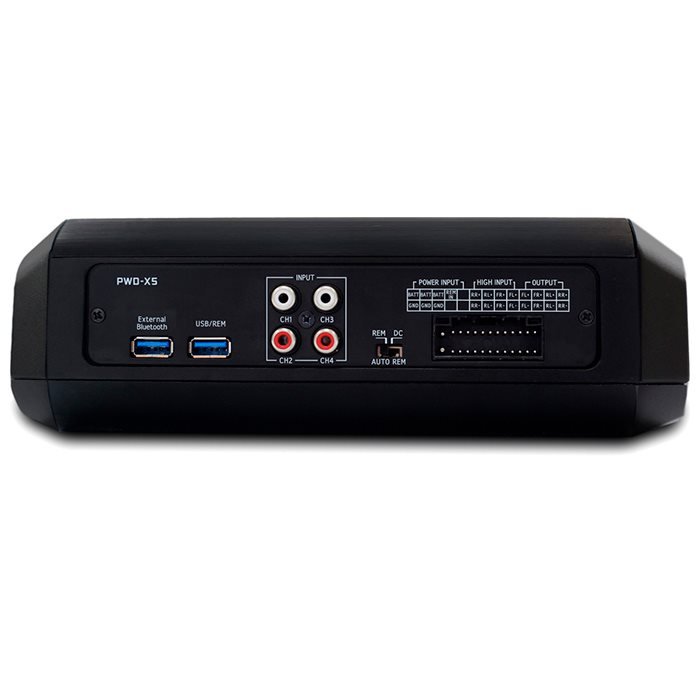 PWD-X5 DSP forst. 4-Kanal med aktiv subwoofer