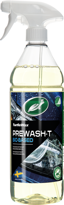 Turtle Wax Prewash-T BIO koldaffedtning for biler 1 liter flaske med spraydyse