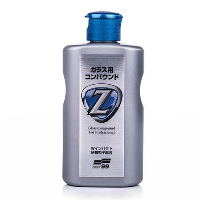 Soft99 Glass Compound Z 100ml flaske, polermiddel til bilruder