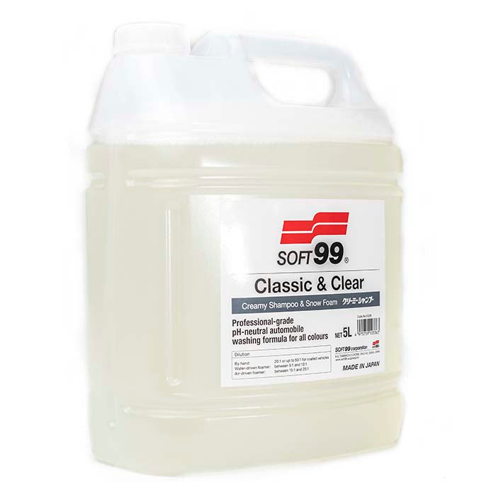 Soft99 Classic & Clear Creamy Shampoo Snow Foam 5L dunk