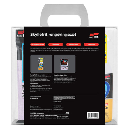 Waterless cleaning kit