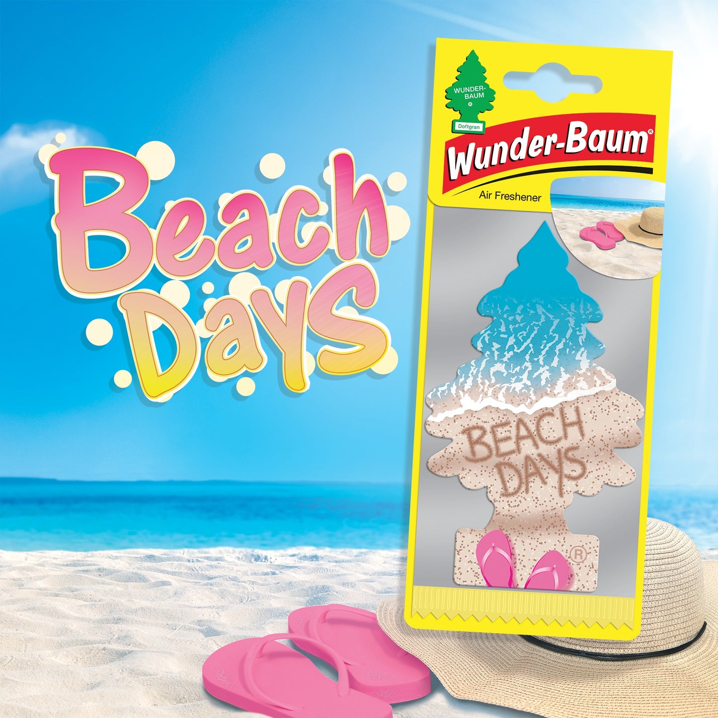 Wunder-Baum Beach Days Freshener - 1pc.