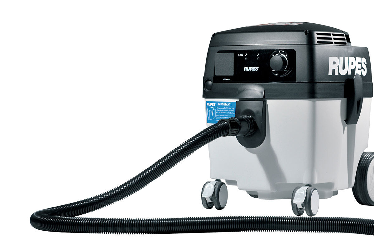 Rupes Professionel model S130PL med støvsugerslange