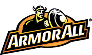 Armor All logo, viking med skjold